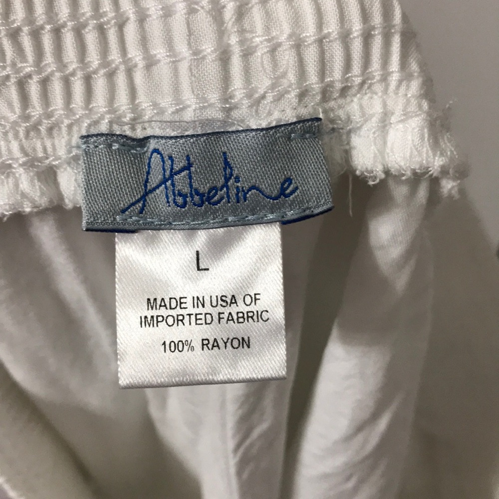 White Wide leg pants - Picture 5 of 7